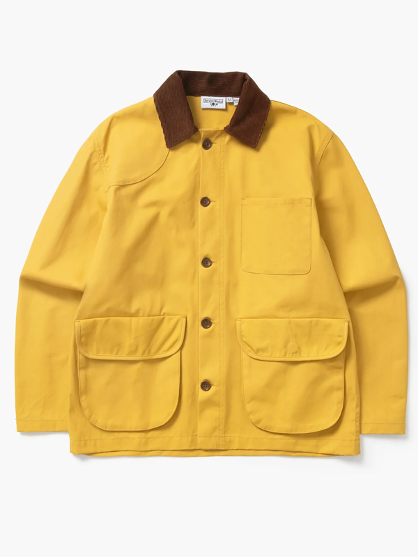 Waxed Barn Coat: Ochre